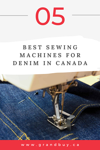 5 Best Sewing Machines for Denim in Canada (2024 update)