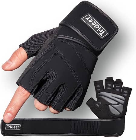 Trideer Padded Weight Lifting Gloves