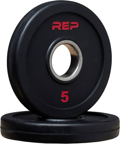 REP FITNESS Rubber Coated Olympic Plates